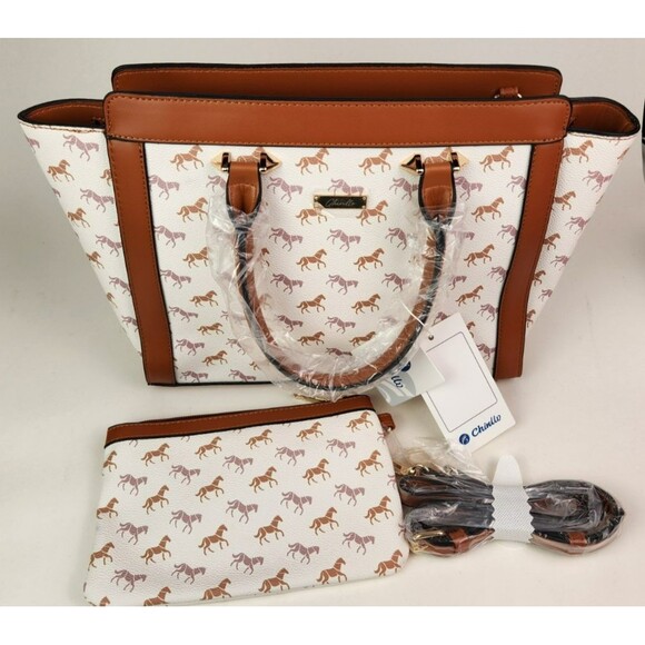 Hand Shoulder Crossbody Bag Animal Horse Design equestrian - Picture 2 of 12